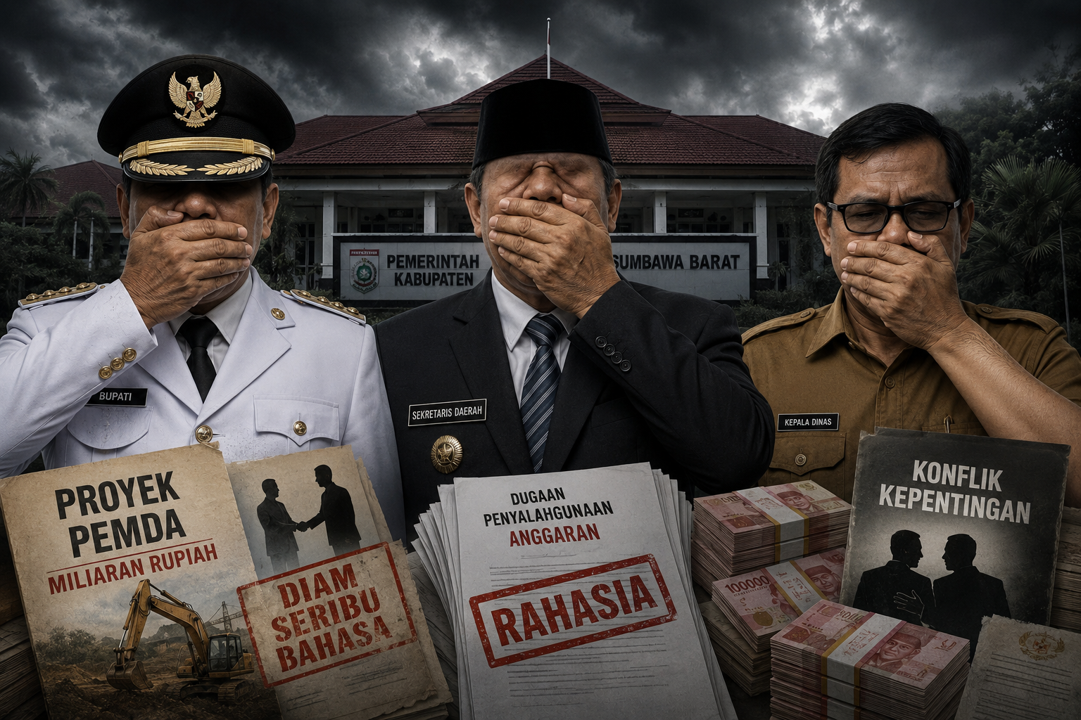 Kepala Dinas, Sekda, hingga Bupati Kompak Bungkam, 20 Lebih PNS-PPPK Main Proyek dan Pinjam Bendera Tanpa Teguran