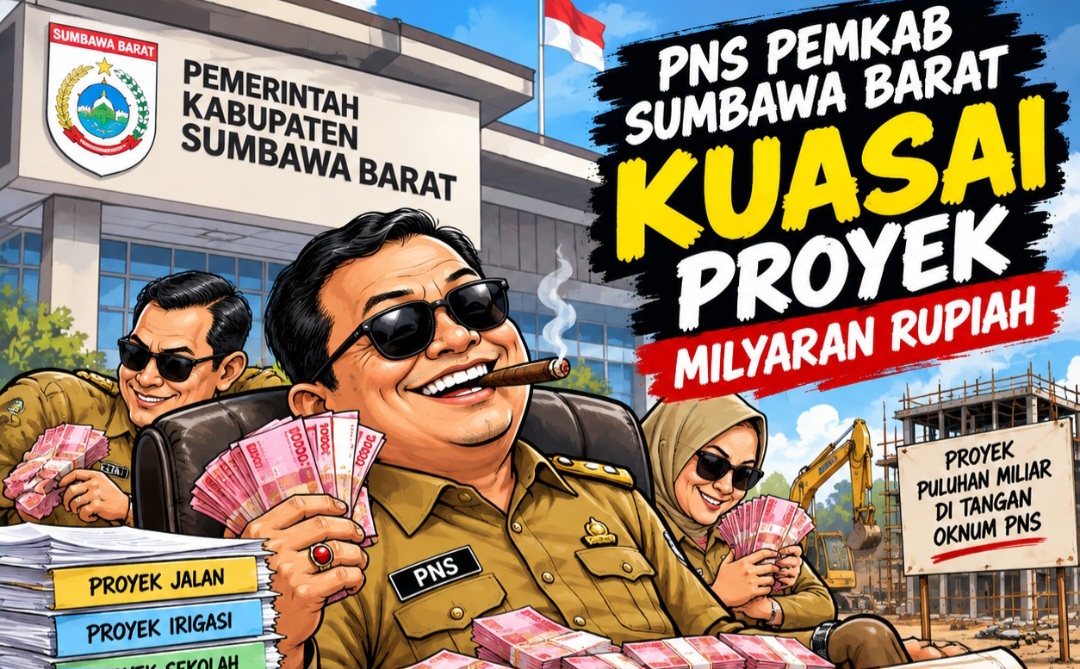 Main Proyek di Balik Seragam: Satu PNS Di KSB  Kuasi Anggaran Rp2 Miliar